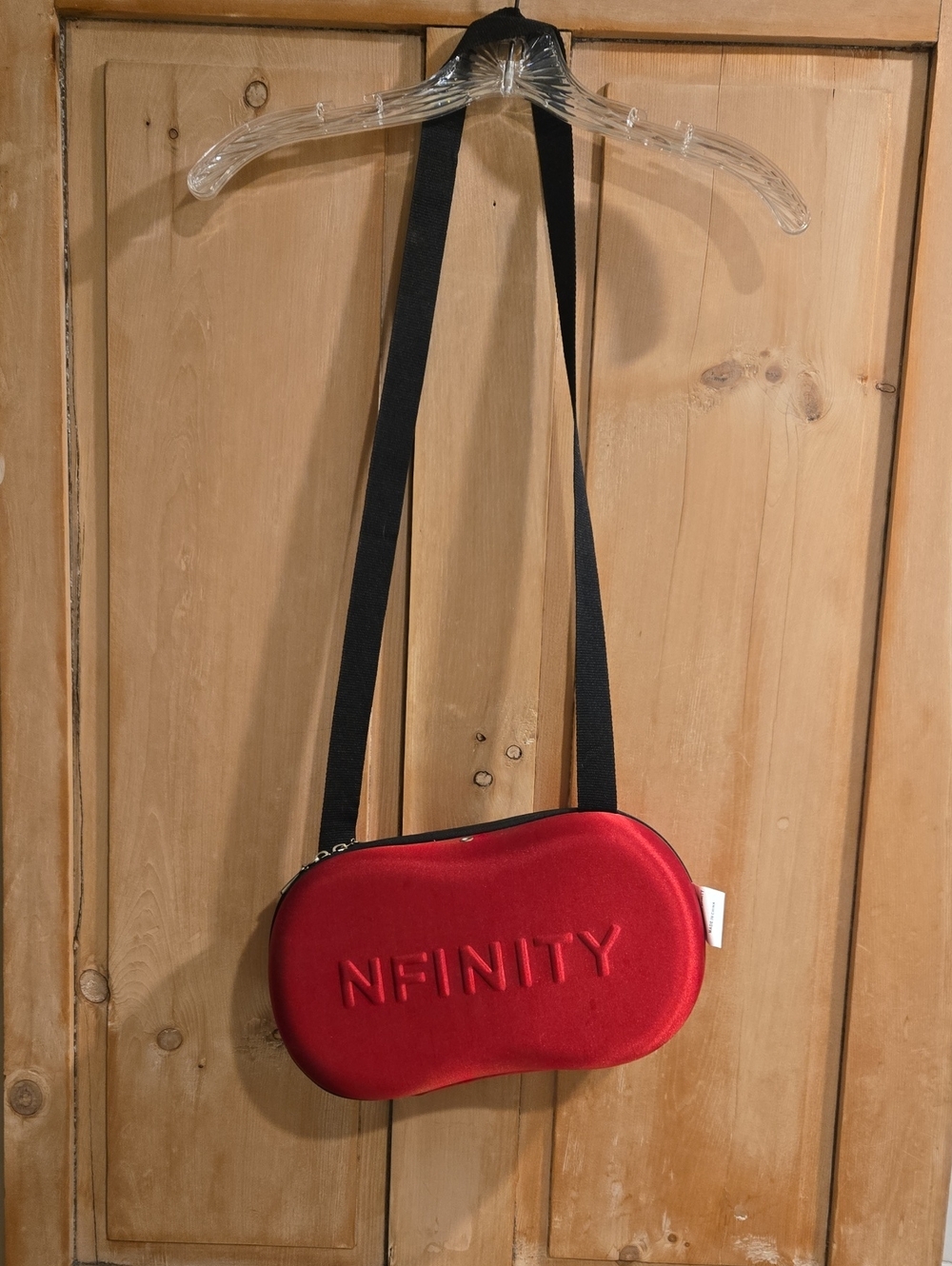NFINITY Red With Black Strap Cheer Shoe Bag